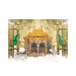 قاب شاسی ضریح امام حسین(ع) طرح اذن دخول