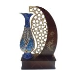 تندیس گلدان مینا 20 سانتی متری کد016