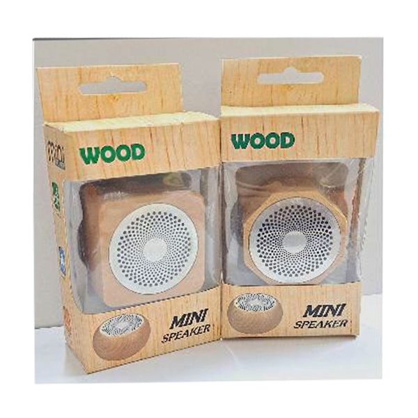اسپیکر بلوتوثی مینی چوبی مدل wood