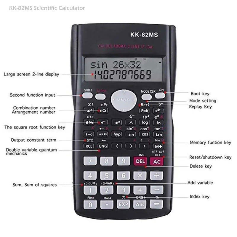 ماشین حساب مهندسی کاسیو مدل FX-82MS